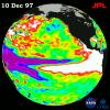 TOPEX/El Niño Watch - El Niño Rhythm, Dec, 10, 1997
