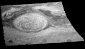 Mosaic of Jupiter's Great Red Spot (in the near infrared)
