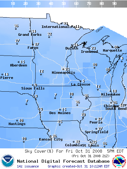 National Digital Forecast Database Image