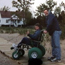 Sand Wheelchair at US Coast Guard Station