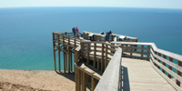 Lake MI Overlook on Pierce Stocking Drive