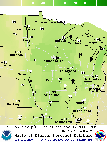 National Digital Forecast Database Image