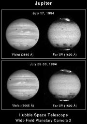 Jupiter's Upper Atmospheric Winds Revealed in Ultraviolet Images by Hubble Telescope