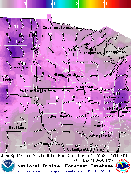 National Digital Forecast Database Image