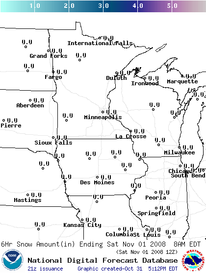 National Digital Forecast Database Image