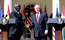  President George W. Bush shakes hands with President John Agyekum Kufuor of Ghana following a joint statement Monday, Sept. 15, 2008, in the Rose Garden of the White House. White House photo by Chris Greenberg