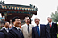  President George W. Bush is joined by his father, former President George H. W. Bush, during their visit with China's President Hu Jintao Sunday, Aug. 10, 2008, at Zhongnanhai, the Chinese leaders compound in Beijing. White House photo by Eric Draper