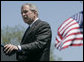 President George W. Bush addresses his remarks to U.S. Coast Guard Academy graduates Wednesday, May 23, 2007, in New London, Conn., where President Bush honored the USCG saying, “When storms and floods and tragedy strike, Americans know that they can count on the United States Coast Guard.” White House photo by Joyce N. Boghosian