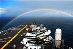 RAINBOW OVER PELELIU - Click for high resolution Photo