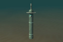 Image of a Buoy Underwater from the Argo Project