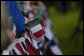 Crowds holding Italian and American flags line up for the arrival ceremony of Italian Prime Minister Silvio Berlusconi Monday, Oct. 13, 2008, to the White House. White House photo by Andrew Hreha