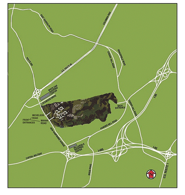 White Oak Vicinity Map