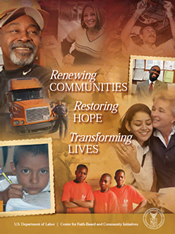 Renewing Communities, Restoring Hope, and Transforming Lives publication cover