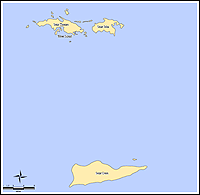 Mapa de condados declarados del desastre 1807