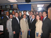 2006-2007 Fellows meet with Brit Hume at the FOX News studios