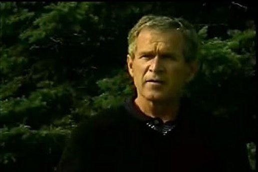 President Condemns Murder of Afghan Vice President. Video screen capture by Monty Haymes.