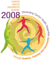 Logo for 2008 Cancer Health Disparities Summit.