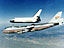 Space Shuttle Enterprise prototype separates from the NASA 747 on its first flight without a tailcone, which had been used in earlier flights.
