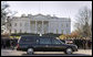 The funeral cortege of former President Gerald R. Ford passes by the White House Tuesday, Jan. 2, 2007, en route to the National Cathedral. White House photo by Shealah Craighead