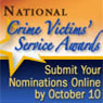Thumbnail of 2009 Crime Victims' Service Awards Nominations Button.