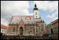 President George W. Bush addresses the audience in St. Mark’s Square in downtown Zagreb Saturday, April 5, 2008, during his visit to Croatia. White House photo by Shealah Craighead