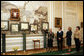 Mrs. Laura Bush, Mrs. Kateryna Yushchenko and Dr. Deborah Taylor, wife of U.S. Ambassador to Ukraine Bill Taylor, tour the Taras Shevchenko National Museum in Kyiv Tuesday, April 1, 2008. The museum honors the great Ukrainian poet, artist and thinker who died in 1861 at the age of 47 after spending 10 years in exile for his opposition to the social and national oppression of the Ukrainian people. White House photo by Shealah Craighead