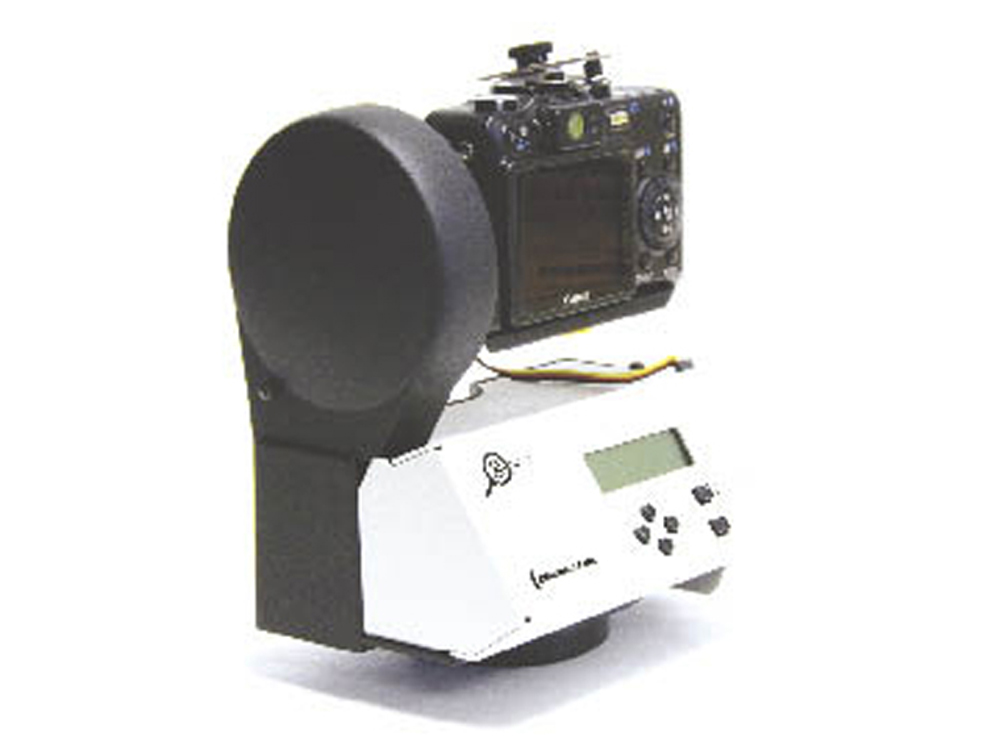 The Gigapan robotic platform holds a digital camera.
