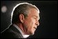 President George W. Bush addresses a meeting of the Council on Foreign Relations, Wednesday, Dec. 7, 2005 in Washington, speaking on the war on terror and the rebuilding of Iraq. White House photo by Paul Morse