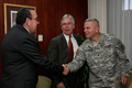 Colonel Richard Juergens from JTF-Bravo met with Rodrigo Arias at Casa Presidencial