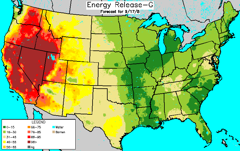 NFDRS Forecast Image