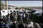 President George W. Bush speaks to the media following a driving tour of the El Paso Sector of the US-Mexico border Tuesday, Nov. 29, 2005. White House photo by Eric Draper