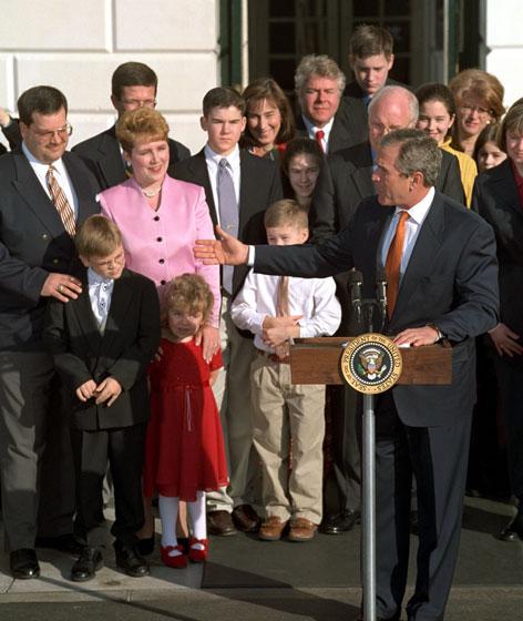 President Bush at Tax Family Reunion