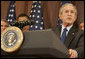 President George W. Bush addresses the audience Tuesday, Sept. 26, 2006, after signing into law S. 2590, the Federal Funding Accountability and Transparency Act of 2006, at the Dwight D. Eisenhower Executive Office Building. White House photo by Kimberlee Hewitt