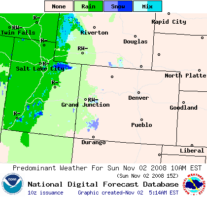 National Digital Forecast Database Image