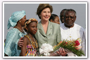 Link to Mrs. Bush's Visit to West Africa