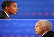 Barack Obama y John McCain. (Foto: AFP)