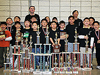 Students and coaches associated with the 2008 National Elementary School Chess Championship team from Stevenson Elementary School, Bellevue, Wash.