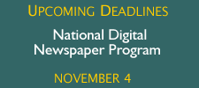 National Digital Newspaper Program