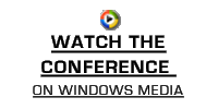 Watch the Conference on Windows Media