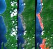 Tsunami Inundation, North of Phuket, Thailand<br />ASTER Images and SRTM Elevation Model