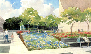 Lady Bird Johnson Plaza Renovation Design