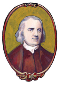 Drawing of Samuel Adams