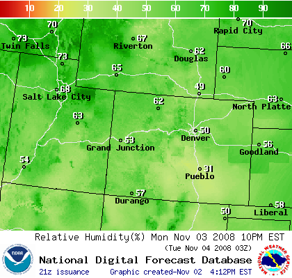 National Digital Forecast Database Image