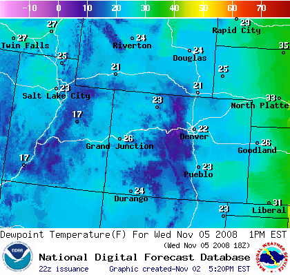 National Digital Forecast Database Image