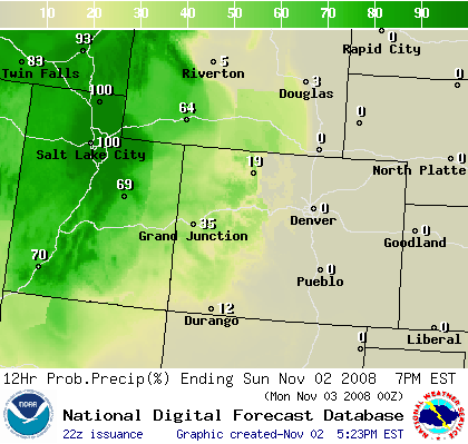 National Digital Forecast Database Image