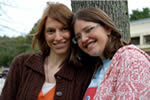 2008 SHADE poster contest winner Jessica Waller with her mom.