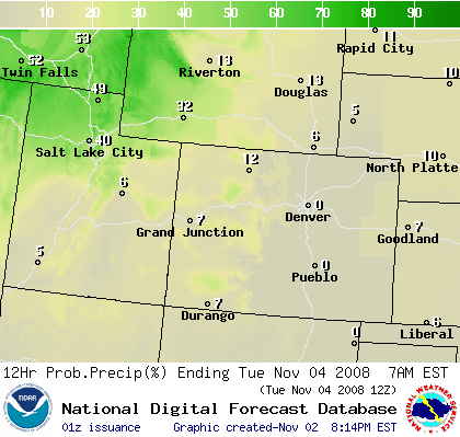 National Digital Forecast Database Image