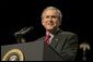 President George W. Bush delivers remarks on his energy policy during a visit to Columbus, Ohio, Wednesday, March 9, 2005. White House photo by Krisanne Johnson