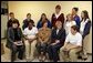 Laura Bush and U.S. Secretary of Education Margaret Spellings meet with staff and students Wednesday, Jan. 26, 2006 at the St. Bernard Unified School in Chalmette, La. White House photo by Shealah Craighead