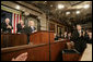 President George W, Bush is applauded as he delivers his State of the Union remarks Tuesday, Jan. 31, 2006 at the United States Capitol. White House photo by Eric Draper